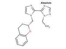 5-{1-[(2R)-3,4-dihydro-2H-chromen-2-ylmethyl]-1H-imidazol-2-yl}-1-ethyl-1H-1,2,4-triazole