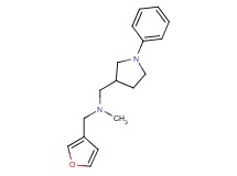 (3-furylmethyl)methyl[(1-phenylpyrrolidin-3-yl)methyl]amine