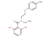N-ethyl-2,6-dihydroxy-N-[2-(4-methylphenoxy)ethyl]benzamide