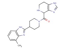 4-{[4-(4-methyl-1H-benzimidazol-2-yl)-1-piperidinyl]carbonyl}-4,5,6,7-tetrahydro-1H-imidazo[4,5-c]pyridine dihydrochloride