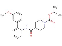 isopropyl 4-{[(3'-methoxy-2-biphenylyl)amino]carbonyl}-1-piperidinecarboxylate