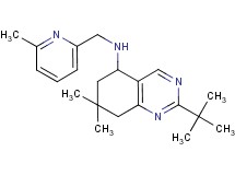 2-tert-butyl-7,7-dimethyl-N-[(6-methyl-2-pyridinyl)methyl]-5,6,7,8-tetrahydro-5-quinazolinamine