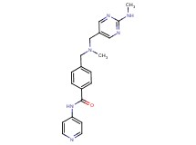 4-[(methyl{[2-(methylamino)pyrimidin-5-yl]methyl}amino)methyl]-N-pyridin-4-ylbenzamide