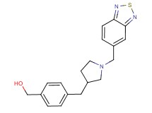 (4-{[1-(2,1,3-benzothiadiazol-5-ylmethyl)pyrrolidin-3-yl]methyl}phenyl)methanol