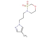 4-[3-(4-methyl-1H-pyrazol-1-yl)propyl]-1,3,4-oxathiazinane 3,3-dioxide