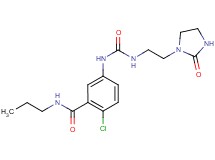 2-chloro-5-[({[2-(2-oxoimidazolidin-1-yl)ethyl]amino}carbonyl)amino]-N-propylbenzamide