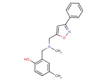 4-methyl-2-({methyl[(3-phenylisoxazol-5-yl)methyl]amino}methyl)phenol