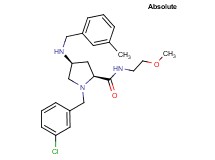(4S)-1-(3-chlorobenzyl)-N-(2-methoxyethyl)-4-[(3-methylbenzyl)amino]-L-prolinamide