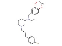 2-{1-[(2E)-3-(4-fluorophenyl)-2-propen-1-yl]-3-piperidinyl}-6,7-dimethoxy-1,2,3,4-tetrahydroisoquinoline