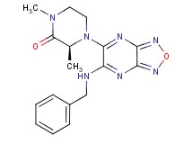 (3S)-4-[6-(benzylamino)[1,2,5]oxadiazolo[3,4-b]pyrazin-5-yl]-1,3-dimethyl-2-piperazinone