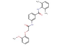 N-(2,6-dimethylphenyl)-3-{[(2-methoxyphenoxy)acetyl]amino}benzamide