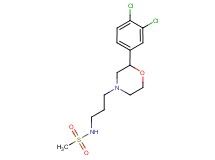 N-{3-[2-(3,4-dichlorophenyl)morpholin-4-yl]propyl}methanesulfonamide