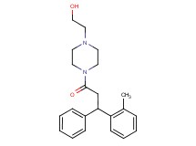 2-{4-[3-(2-methylphenyl)-3-phenylpropanoyl]-1-piperazinyl}ethanol
