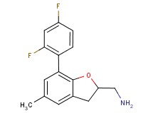 1-[7-(2,4-difluorophenyl)-5-methyl-2,3-dihydro-1-benzofuran-2-yl]methanamine