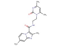 N-[2-(4,6-dimethyl-2-oxopyrimidin-1(2H)-yl)ethyl]-2,7-dimethylimidazo[1,2-a]pyridine-3-carboxamide