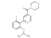 4-[2-(2-fluoro-6-isopropoxyphenyl)isonicotinoyl]morpholine