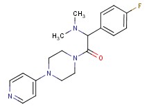 1-(4-fluorophenyl)-N,N-dimethyl-2-oxo-2-[4-(4-pyridinyl)-1-piperazinyl]ethanamine