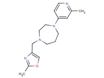1-[(2-methyl-1,3-oxazol-4-yl)methyl]-4-(2-methyl-4-pyridinyl)-1,4-diazepane