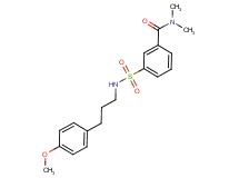 3-({[3-(4-methoxyphenyl)propyl]amino}sulfonyl)-N,N-dimethylbenzamide