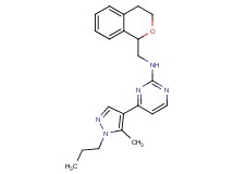 N-(3,4-dihydro-1H-isochromen-1-ylmethyl)-4-(5-methyl-1-propyl-1H-pyrazol-4-yl)-2-pyrimidinamine