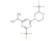 4-[6-isopropyl-2-(trifluoromethyl)pyrimidin-4-yl]-2-(trifluoromethyl)morpholine