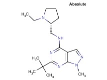 6-tert-butyl-N-{[(2R)-1-ethyl-2-pyrrolidinyl]methyl}-1-methyl-1H-pyrazolo[3,4-d]pyrimidin-4-amine