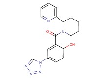 2-[(2-pyridin-2-ylpiperidin-1-yl)carbonyl]-4-(1H-tetrazol-1-yl)phenol