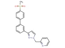2-({3-[4'-(methylsulfonyl)-3-biphenylyl]-1H-pyrazol-1-yl}methyl)pyridine
