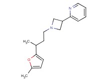 2-{1-[3-(5-methyl-2-furyl)butyl]-3-azetidinyl}pyridine
