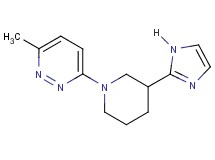 3-[3-(1H-imidazol-2-yl)piperidin-1-yl]-6-methylpyridazine