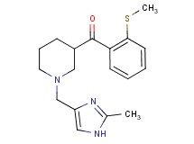 {1-[(2-methyl-1H-imidazol-4-yl)methyl]-3-piperidinyl}[2-(methylthio)phenyl]methanone