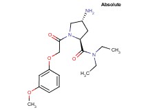 (2S,4R)-4-amino-N,N-diethyl-1-[(3-methoxyphenoxy)acetyl]pyrrolidine-2-carboxamide