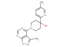 1-(3-methylisoxazolo[5,4-d]pyrimidin-4-yl)-4-(5-methylpyridin-2-yl)piperidin-4-ol