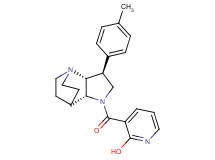 3-{[(3S*,3aR*,7aR*)-3-(4-methylphenyl)hexahydro-4,7-ethanopyrrolo[3,2-b]pyridin-1(2H)-yl]carbonyl}pyridin-2-ol