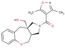 [(3aS*,10aS*)-2-[(3,5-dimethylisoxazol-4-yl)carbonyl]-2,3,3a,4-tetrahydro-1H-[1]benzoxepino[3,4-c]pyrrol-10a(10H)-yl]methanol