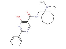 N-{[1-(dimethylamino)cycloheptyl]methyl}-4-hydroxy-2-phenylpyrimidine-5-carboxamide