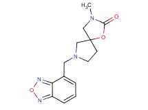 7-(2,1,3-benzoxadiazol-4-ylmethyl)-3-methyl-1-oxa-3,7-diazaspiro[4.4]nonan-2-one