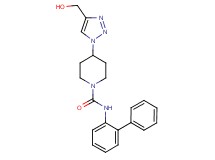 N-2-biphenylyl-4-[4-(hydroxymethyl)-1H-1,2,3-triazol-1-yl]-1-piperidinecarboxamide