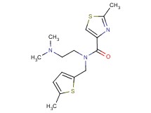 N-[2-(dimethylamino)ethyl]-2-methyl-N-[(5-methyl-2-thienyl)methyl]-1,3-thiazole-4-carboxamide