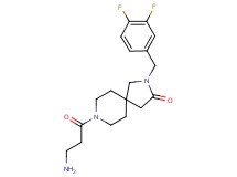 8-beta-alanyl-2-(3,4-difluorobenzyl)-2,8-diazaspiro[4.5]decan-3-one hydrochloride
