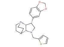 (3R*,3aR*,7aR*)-3-(1,3-benzodioxol-5-yl)-1-(2-thienylmethyl)octahydro-4,7-ethanopyrrolo[3,2-b]pyridine
