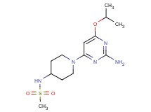 N-[1-(2-amino-6-isopropoxypyrimidin-4-yl)piperidin-4-yl]methanesulfonamide
