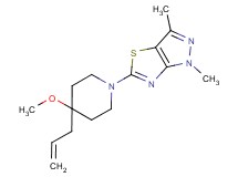 5-(4-allyl-4-methoxypiperidin-1-yl)-1,3-dimethyl-1H-pyrazolo[3,4-d][1,3]thiazole