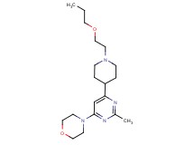 4-{2-methyl-6-[1-(2-propoxyethyl)-4-piperidinyl]-4-pyrimidinyl}morpholine