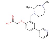 {2-[(2,4-dimethyl-1,4-diazepan-1-yl)methyl]-4-pyridin-3-ylphenoxy}acetic acid