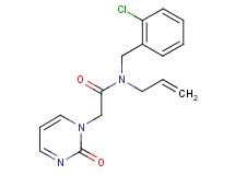 N-allyl-N-(2-chlorobenzyl)-2-(2-oxopyrimidin-1(2H)-yl)acetamide