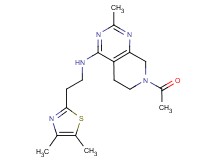 7-acetyl-N-[2-(4,5-dimethyl-1,3-thiazol-2-yl)ethyl]-2-methyl-5,6,7,8-tetrahydropyrido[3,4-d]pyrimidin-4-amine