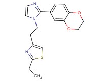 4-{2-[2-(2,3-dihydro-1,4-benzodioxin-6-yl)-1H-imidazol-1-yl]ethyl}-2-ethyl-1,3-thiazole