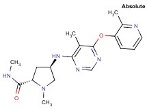 (4R)-N,1-dimethyl-4-({5-methyl-6-[(2-methylpyridin-3-yl)oxy]pyrimidin-4-yl}amino)-L-prolinamide
