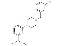 1-{6-[4-(3-chlorobenzyl)-1-piperazinyl]-2-pyridinyl}ethanol